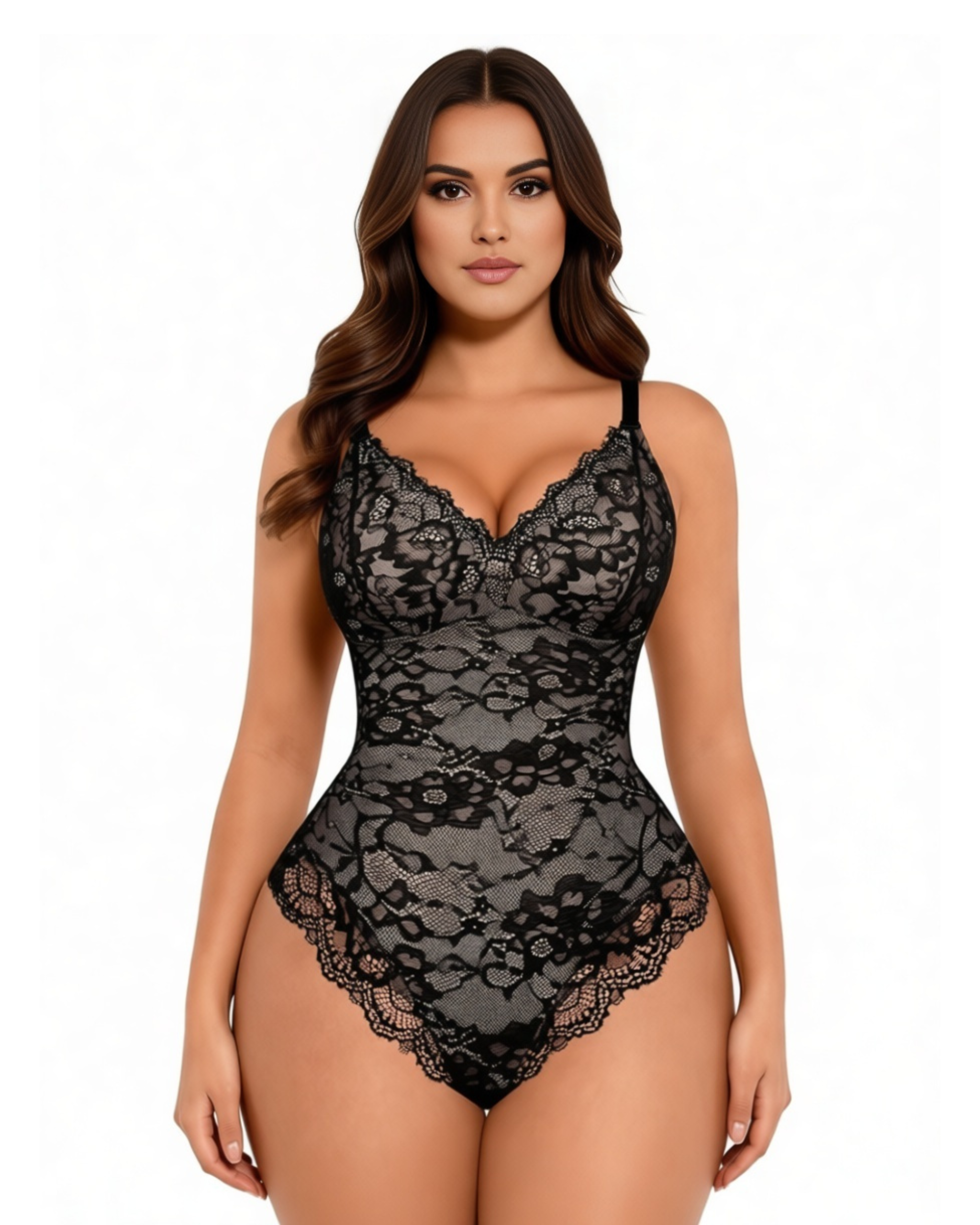 Comfure™ Tummy Control V-Neck Sleeveless Bodysuit