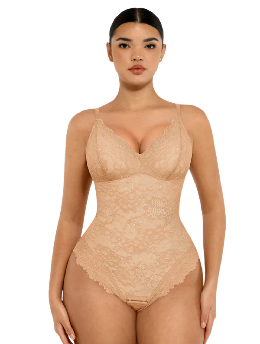 Comfure™ Tummy Control V-Neck Sleeveless Bodysuit