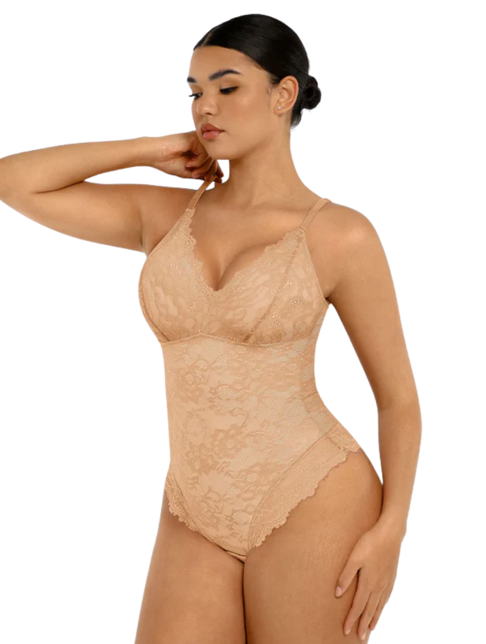 Comfure™ Tummy Control V-Neck Sleeveless Bodysuit