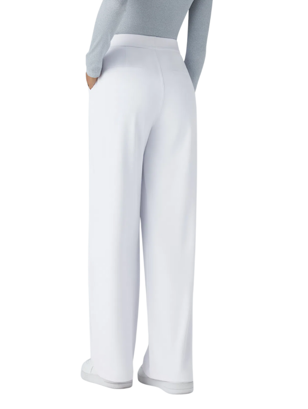 Comfure™ High Waisted Side Pocket Straight Leg Work Pants