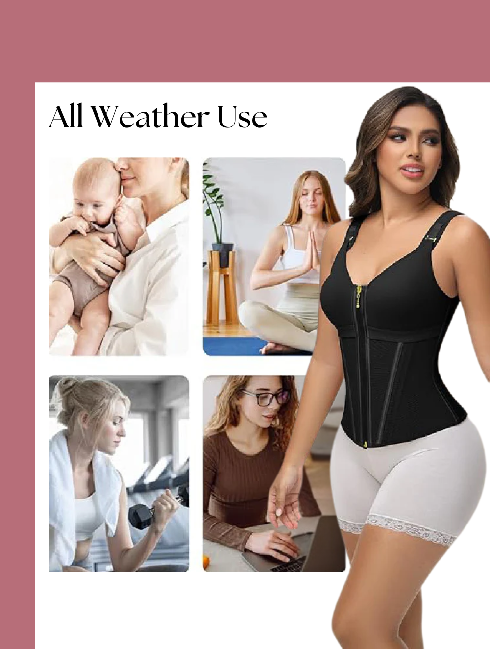 Comfure™ Waist Trainer Tummy Control Body Shaper Vest