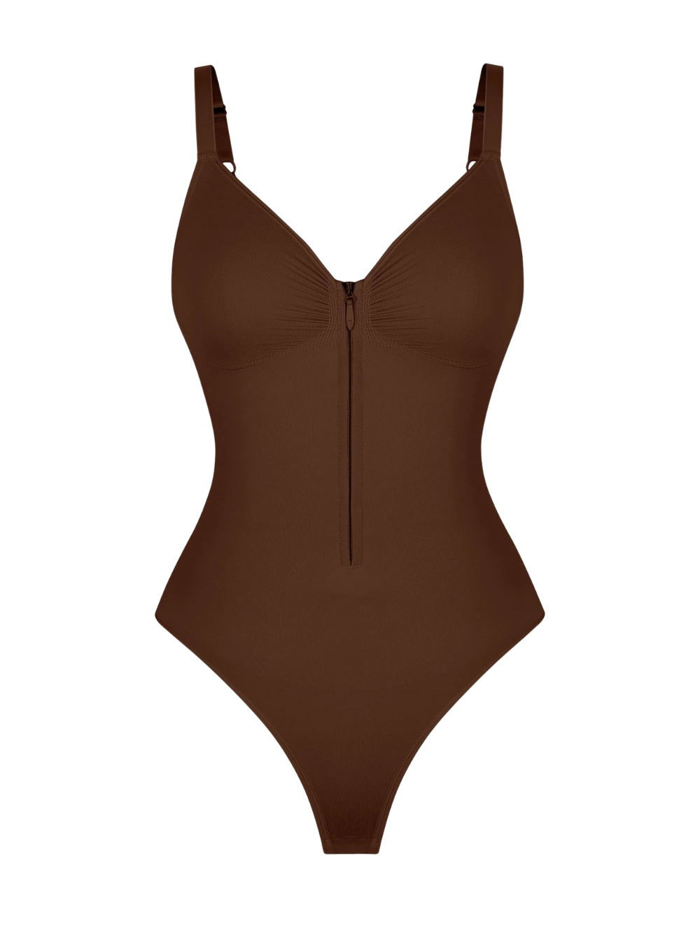 Comfure™ Seamless Tummy Control Zipper Sculpt and Support Bodysuit