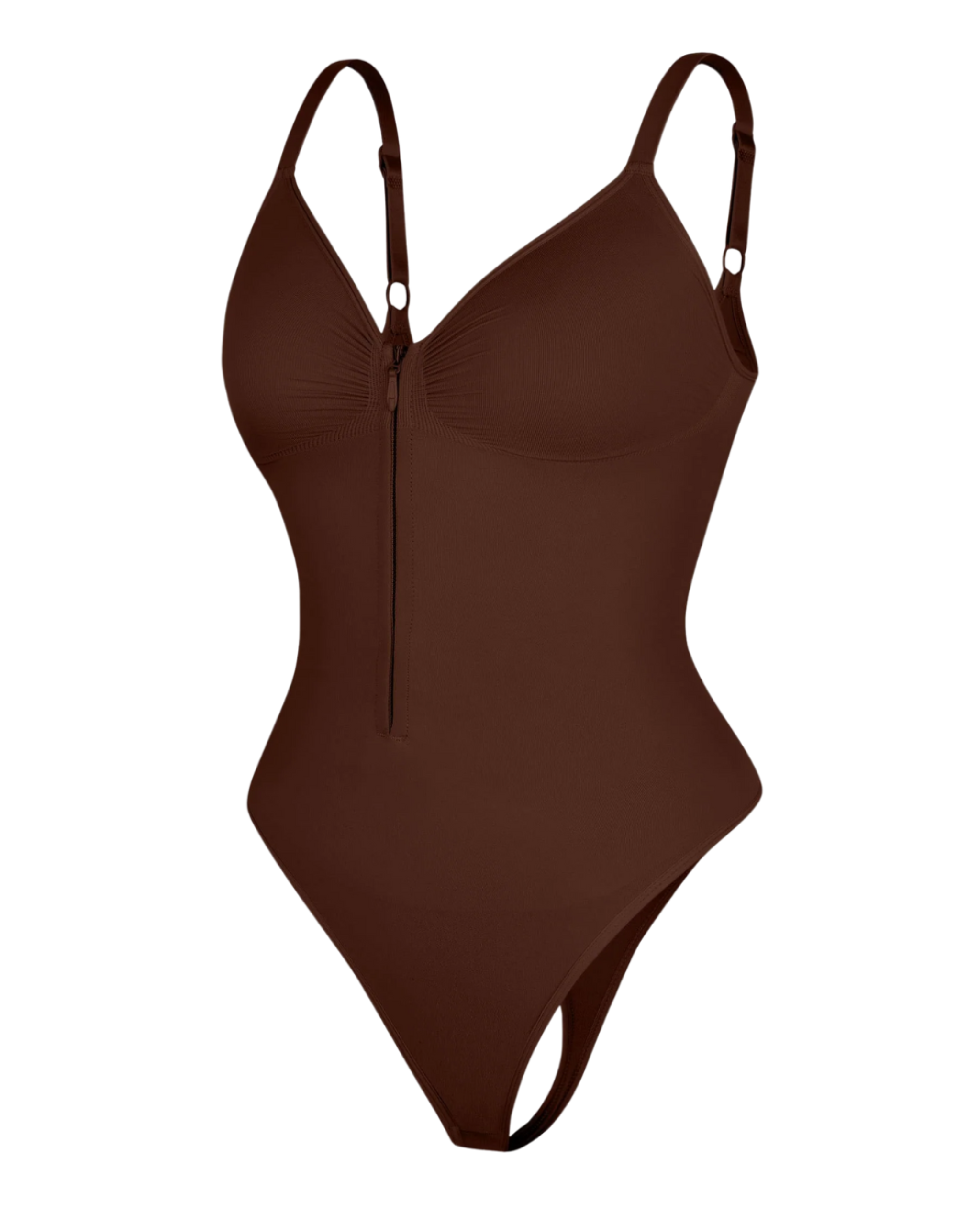 Comfure™ Seamless Tummy Control Zipper Sculpt and Support Bodysuit