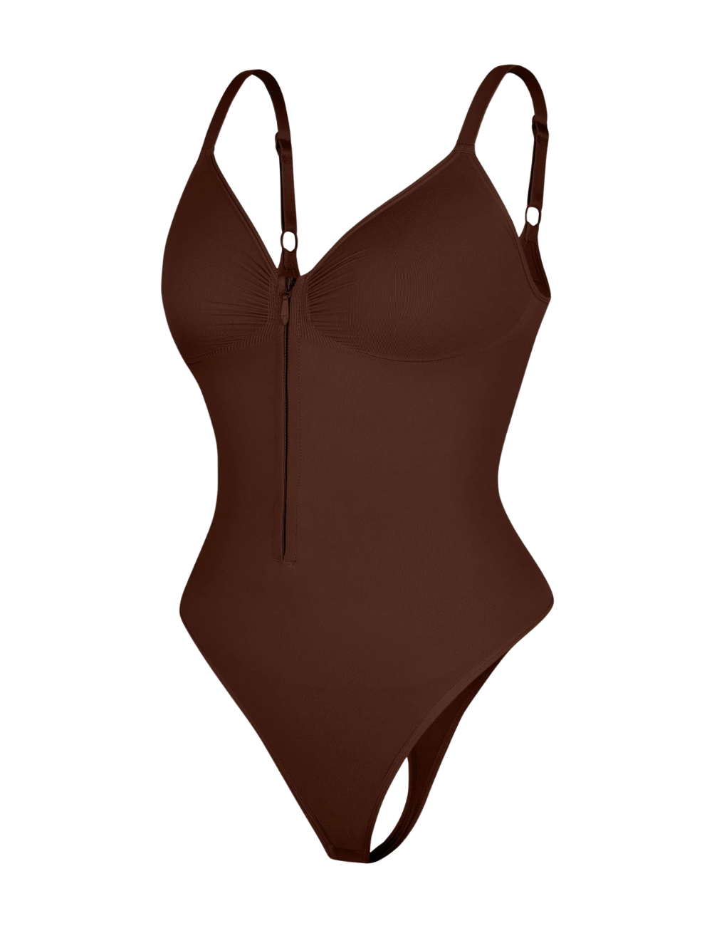 Comfure™ Seamless Tummy Control Zipper Sculpt and Support Bodysuit