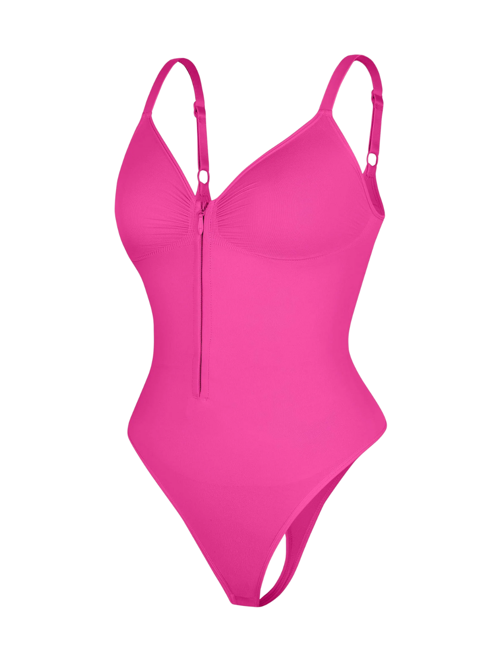 Comfure™ Seamless Tummy Control Zipper Sculpt and Support Bodysuit