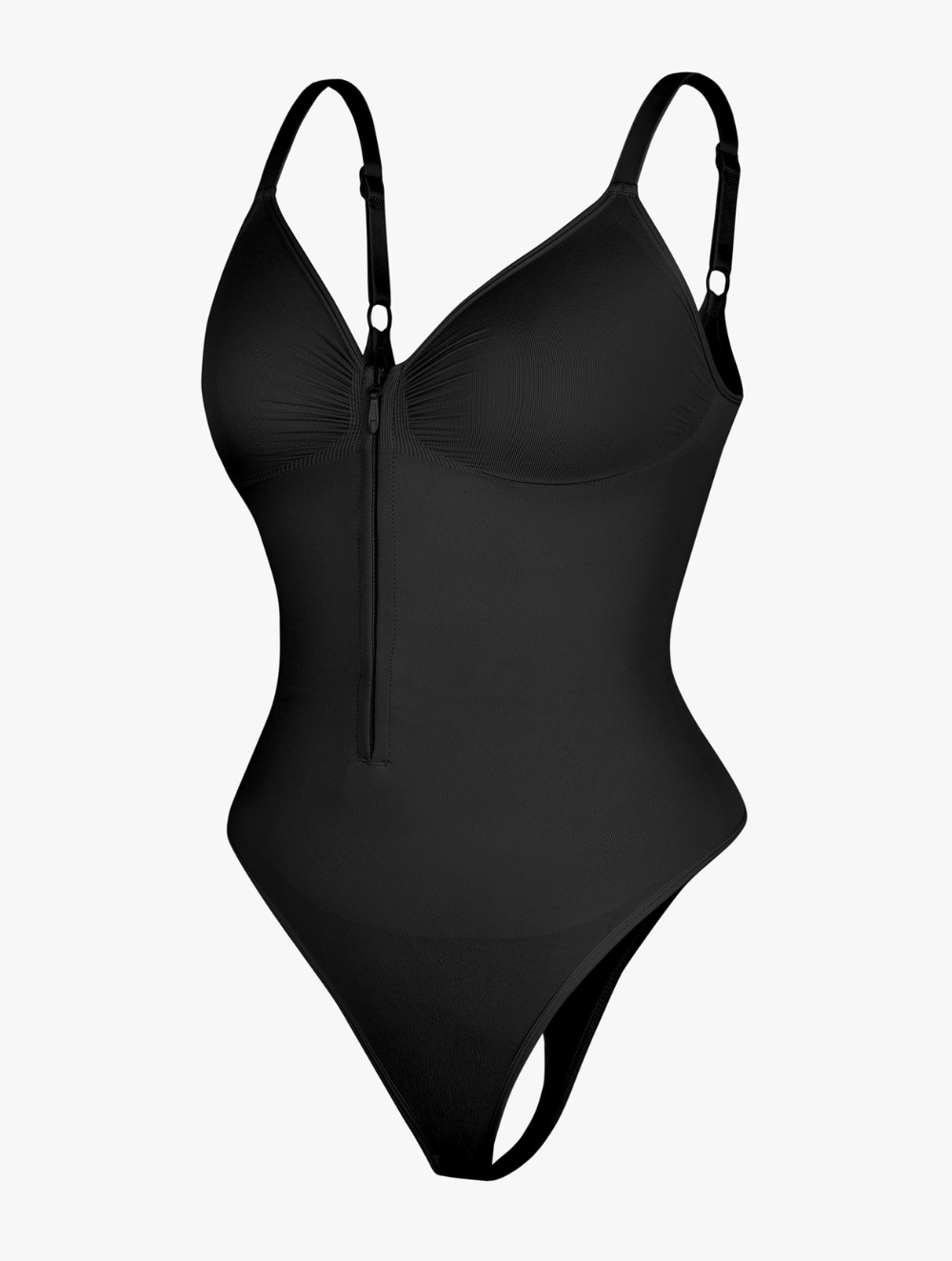 Comfure™ Seamless Tummy Control Zipper Sculpt and Support Bodysuit