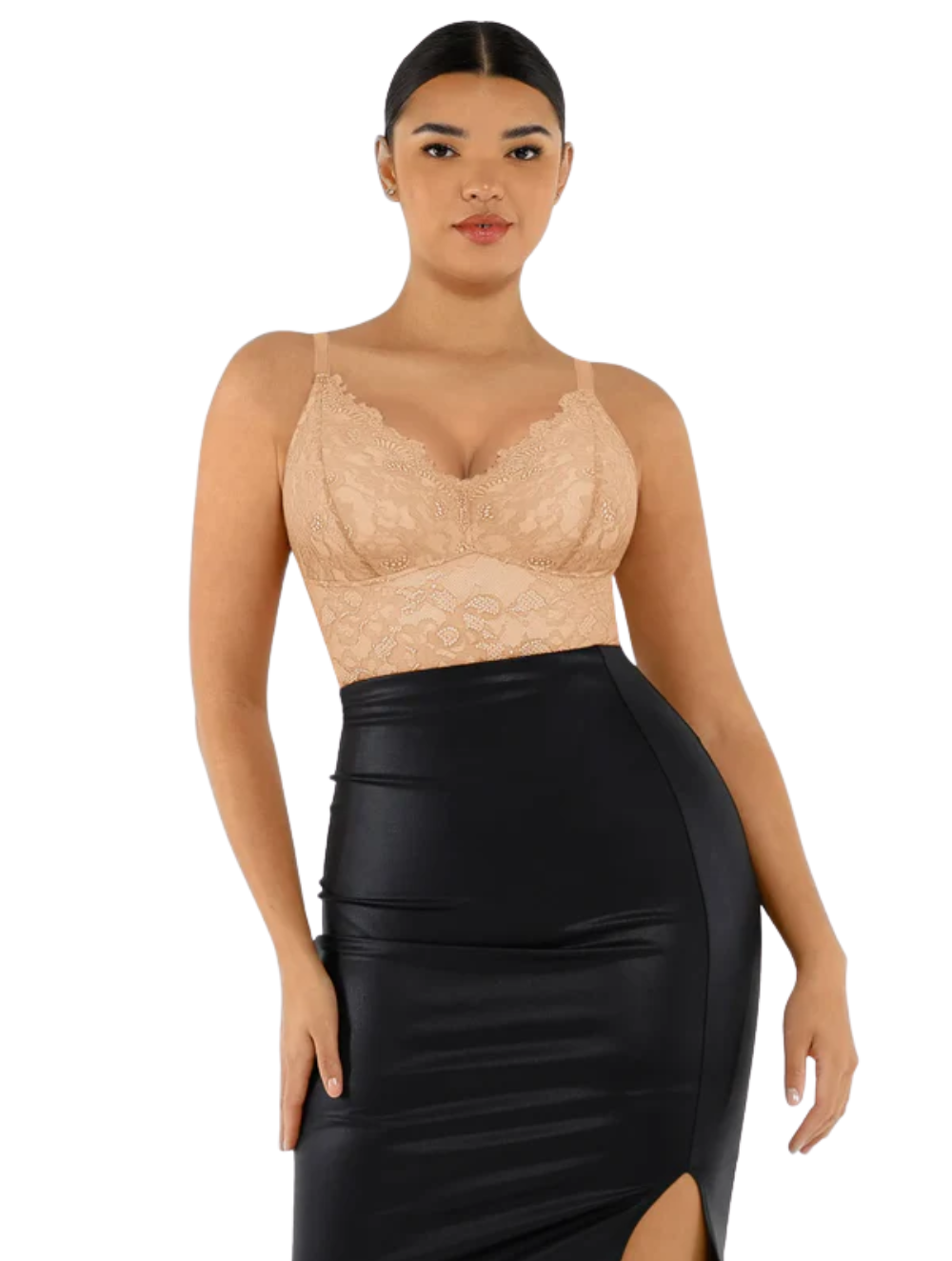 Comfure™ Tummy Control V-Neck Sleeveless Bodysuit