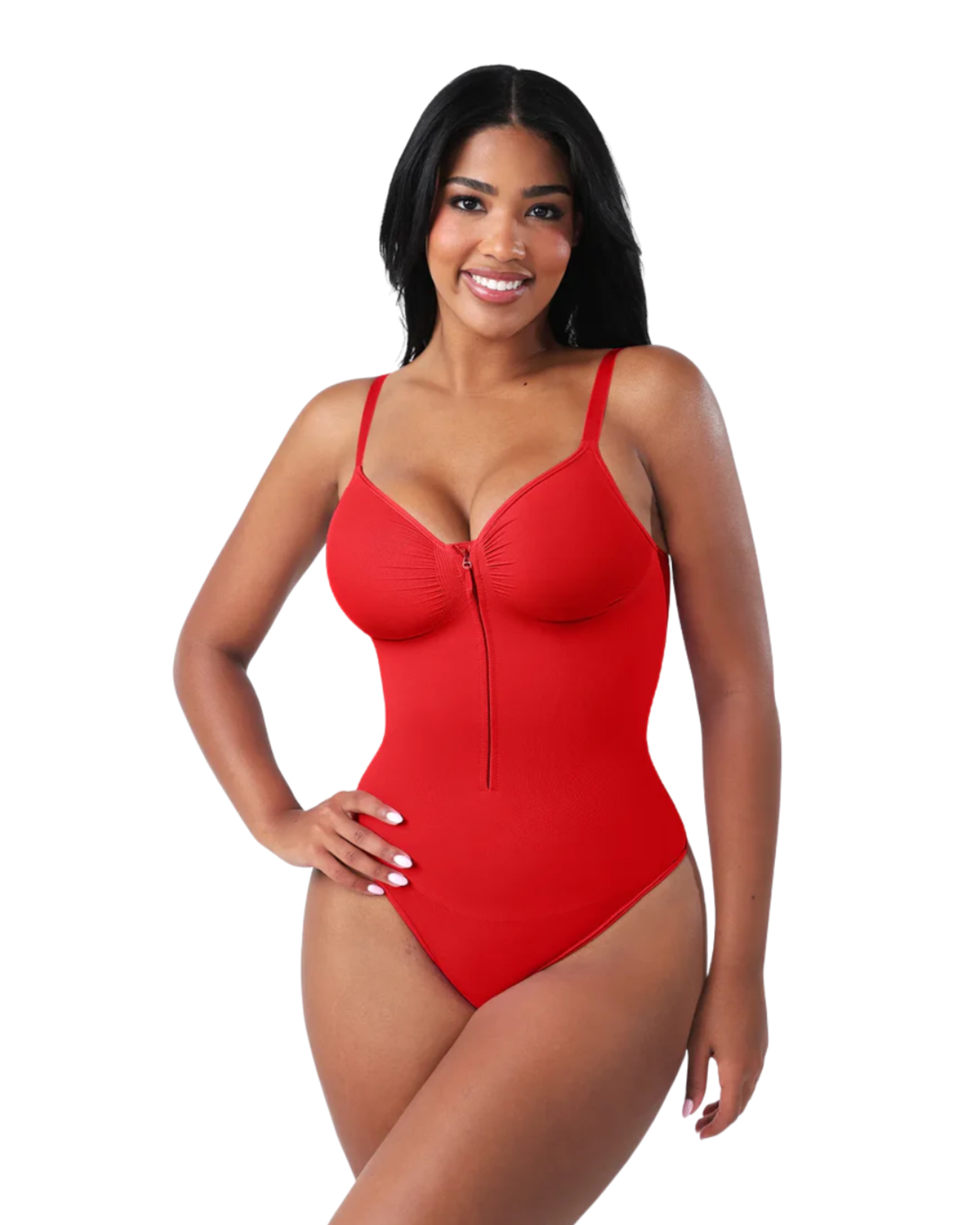 Comfure™  Seamless Tummy Control Zipper Sculpt and Support Bodysuit
