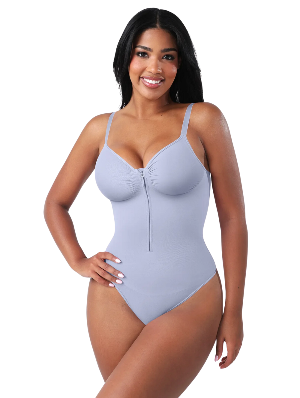 Comfure™  Seamless Tummy Control Zipper Sculpt and Support Bodysuit