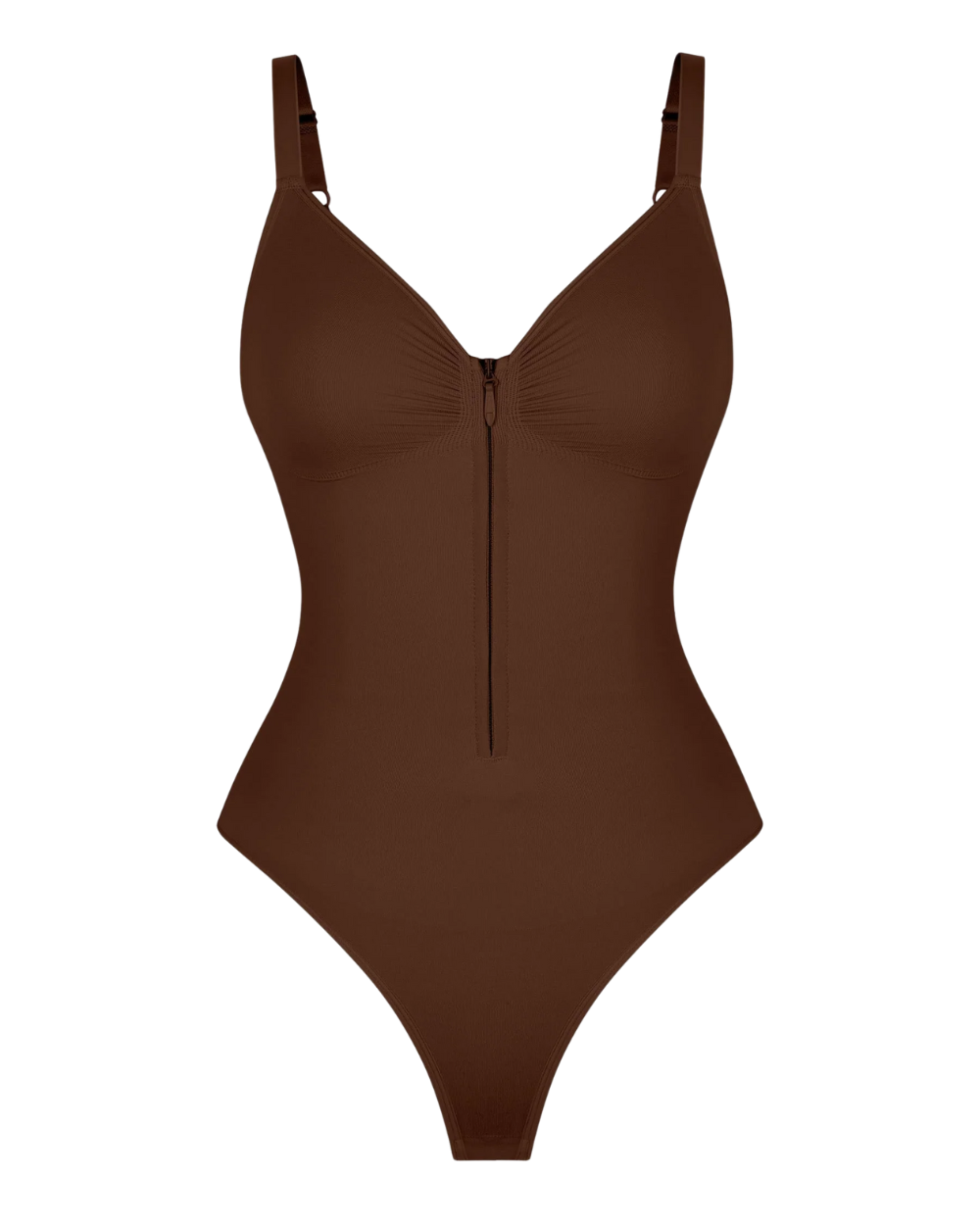 Comfure™  Seamless Tummy Control Zipper Sculpt and Support Bodysuit
