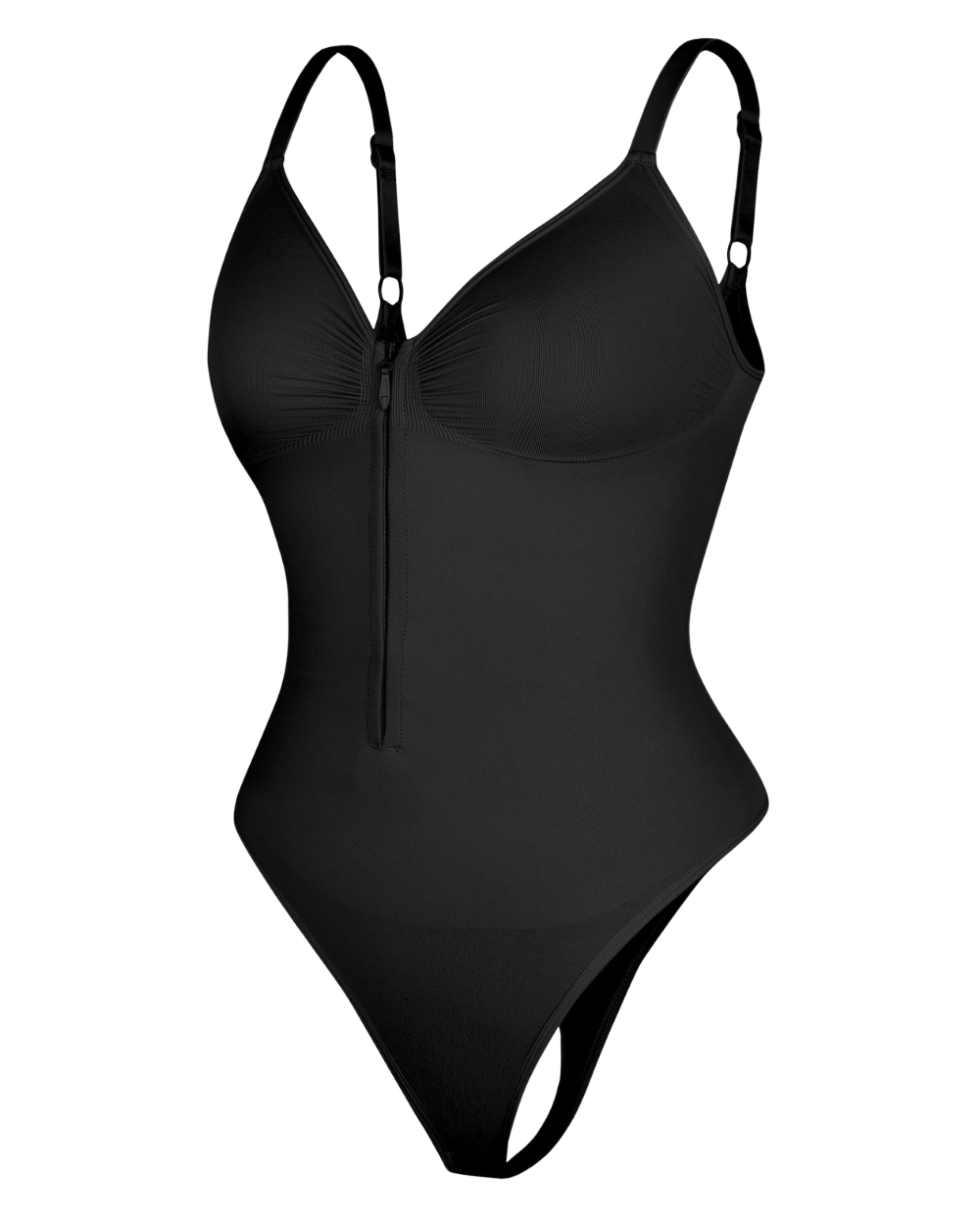 Comfure™  Seamless Tummy Control Zipper Sculpt and Support Bodysuit
