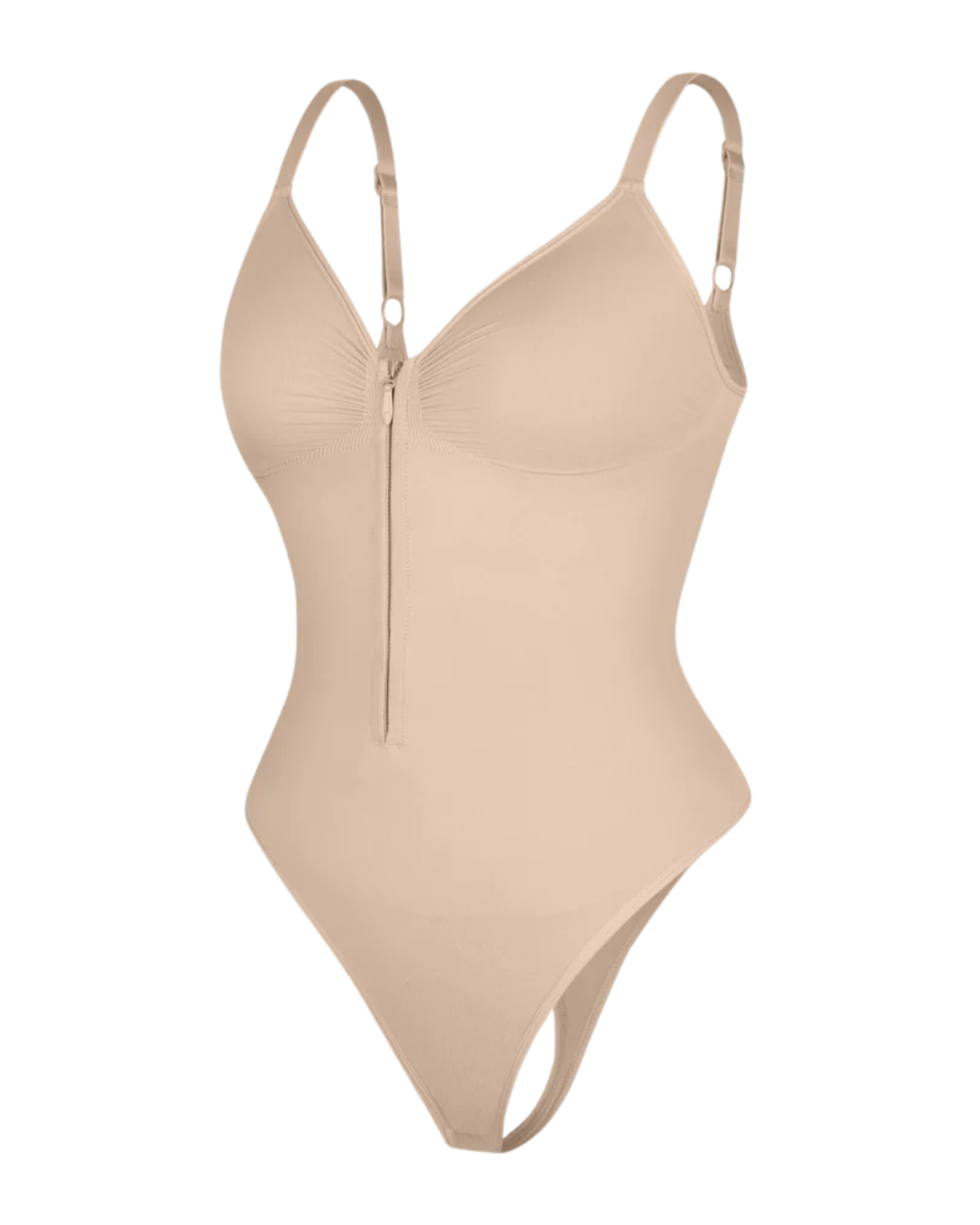 Comfure™  Seamless Tummy Control Zipper Sculpt and Support Bodysuit
